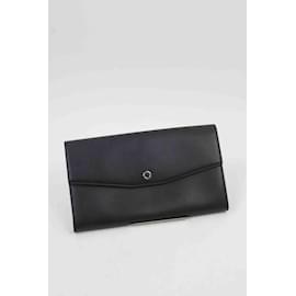 Bulgari-Leather Clutch Bag-Black