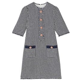 Lk Bennett Vestido de algodón Azul