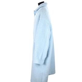 Prada-Abrigo de lana-Azul