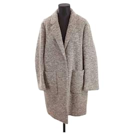 Tara Jarmon-Wool coat-Grey