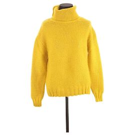 Heimstone Pull en laine Jaune