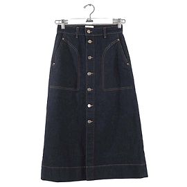 Claudie Pierlot saia de algodão Azul