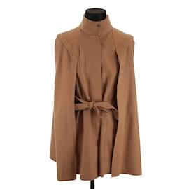 Maje-Wool coat-Beige