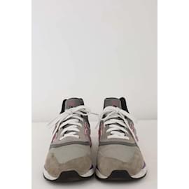 New Balance-Leather sneakers-Grey