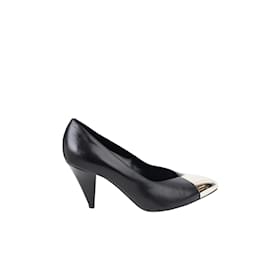 Céline-Leather Heels-Black