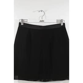 Balenciaga-Black mini skirt-Black