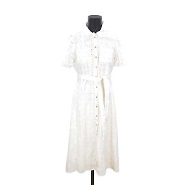 SéZane vestido de algodón Blanco