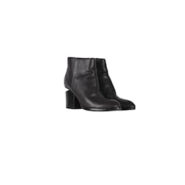 Alexander Wang-Leather boots-Black