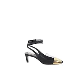 Saint Laurent-Suede sandals-Black