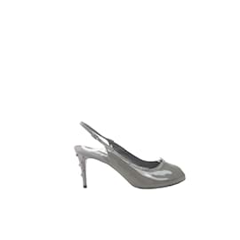 Saint Laurent-Tacones de cuero-Gris