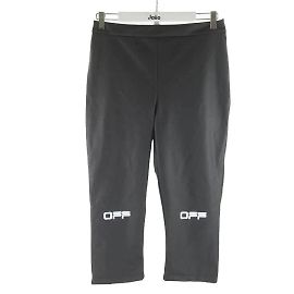 Off White Calças pretas Preto