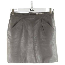 Chloé Lederrock Mini Grün