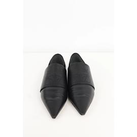 Loewe-Leather loafers-Black