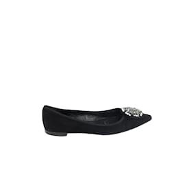 Prada-Ballerines en daim-Noir