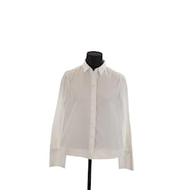 Alaïa-Camisa de algodão-Branco