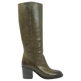 Autre Marque-Bottes en cuir-Marron