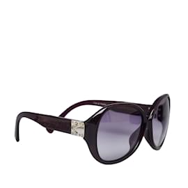 Louis Vuitton-Gafas de sol Soupcon extragrandes moradas de Louis Vuitton-Púrpura