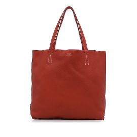 Hermès Rosso Hermes Clemence foderato Sens 36 Tote bag Rosso