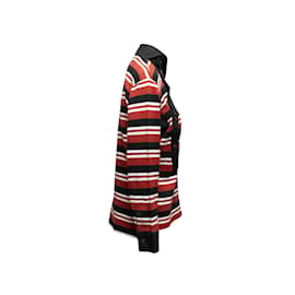 Autre Marque-Red & Multicolor Vivienne Westwood Man Striped Knit Top Size IT 44-Red