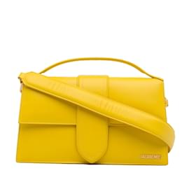 Jacquemus-Yellow Jacquemus Le Bambinou Satchel-Yellow