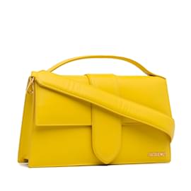 Jacquemus-Yellow Jacquemus Le Bambinou Satchel-Yellow