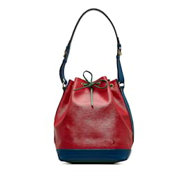 Louis Vuitton-Sac seau rouge Louis Vuitton Epi Tricolor Noe GM-Rouge