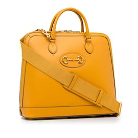 Gucci-Mors Gucci jaune 1955 Cartable-Jaune
