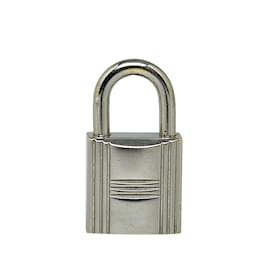 Hermès-Silver Hermes Cadena Lock and Key-Silvery