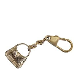 Gucci-Porte-clés avec breloque de sac Gucci Jackie doré-Doré