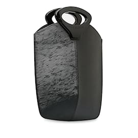 Louis Vuitton-Black Louis Vuitton Epi Demi-Lune Handbag-Black