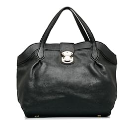 Louis Vuitton-Black Louis Vuitton Mahina Cirrus PM Handbag-Black