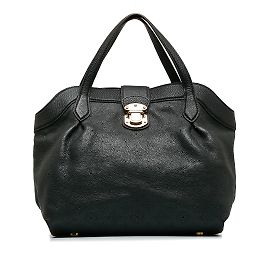 Sac à main noir Louis Vuitton Mahina Cirrus PM Noir