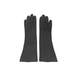 Hermès Gants en daim gris vintage Hermes taille US XS Gris