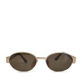 Fendi-Black Fendi Round Tinted Sunglasses-Black