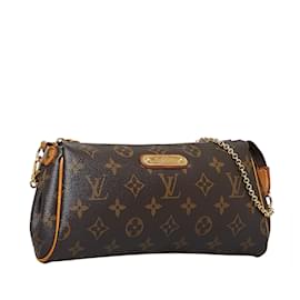 Louis Vuitton-Brown Louis Vuitton Monogram Eva Satchel-Brown