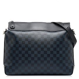 Borsa a tracolla Louis Vuitton Damier Cobalt Greenwich Messenger blu Blu