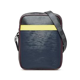 Louis Vuitton-Black Louis Vuitton Epi Danube Crossbody Bag-Black