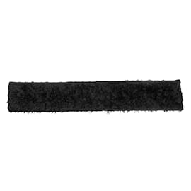 Prada-Bufanda de piel de cordero Prada negra-Negro