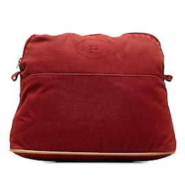 Hermès-Rote Hermes Bolide Trousse de Voyage GM-Tasche-Rot