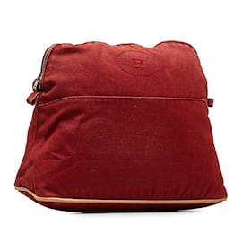 Hermès-Red Hermes Bolide Trousse de Voyage GM Pouch-Red