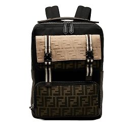 Brown Fendi Zucca Multi Pocket Backpack Marrone