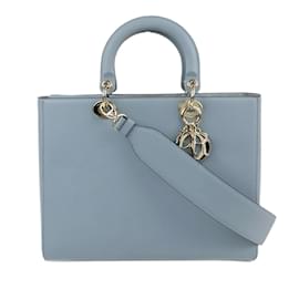 Dior-Grand cartable Lady Dior bleu Dior-Bleu