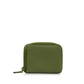 Fendi-Red Fendi Selleria Leather Coin Pouch-Red
