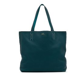 Hermès Bleu Hermes Réversible doublé Sens 45 Sac cabas Bleu