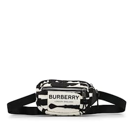 Burberry-Black Burberry Nylon Belt Bag-Black