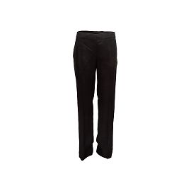 Calça preta de linho Tom Ford com perna reta tamanho UE 40 Preto