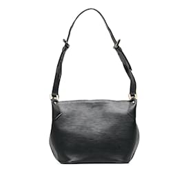 Louis Vuitton-Black Louis Vuitton Epi Mandara PM Shoulder Bag-Black
