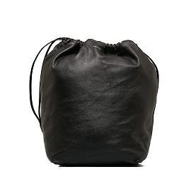 Borsa a secchiello Teddy grande Saint Laurent nera Nero
