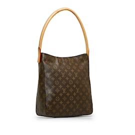 Louis Vuitton-Bolso de hombro GM con lazo y monograma de Louis Vuitton marrón-Castaño