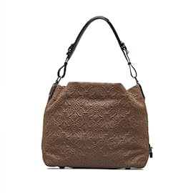 Louis Vuitton-Brown Louis Vuitton Monogram Antheia Hobo PM-Brown